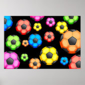 Poster Papier peint de soccer (Devant)