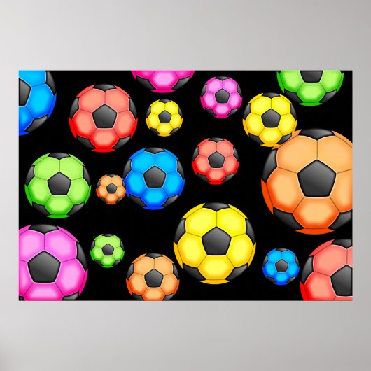 Poster Papier peint de soccer (Devant)