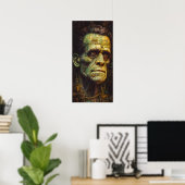 Poster Papier peint du Monster Phone de Frankenstein ou (Bureau à domicile)