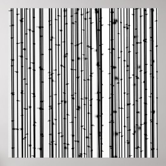 Poster Papier peint en bambou (Devant)