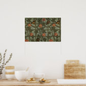 Poster Papier peint en treillis de William Morris (Cuisine)