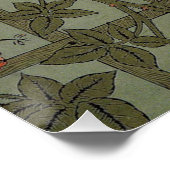 Poster Papier peint en treillis de William Morris (Coin)