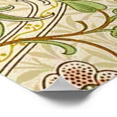 Poster Papier peint fleur classique jonquille de William (Coin)