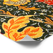 Poster Papier peint fleur de William Morris Cray (Coin)