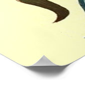 Poster Papier peint floral Art Nouveau Joli (Coin)