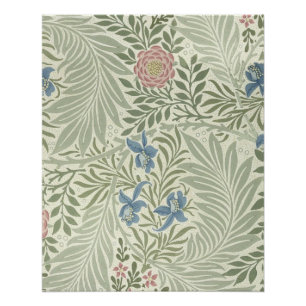 Poster Papier peint floral de William Morris Larkspur