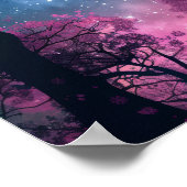 Poster Papier peint foncé Silhouette (Coin)