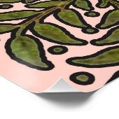 Poster Papier peint frise d'arbre de William Morris (Coin)