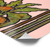 Poster Papier peint frise d'arbre de William Morris (Coin)