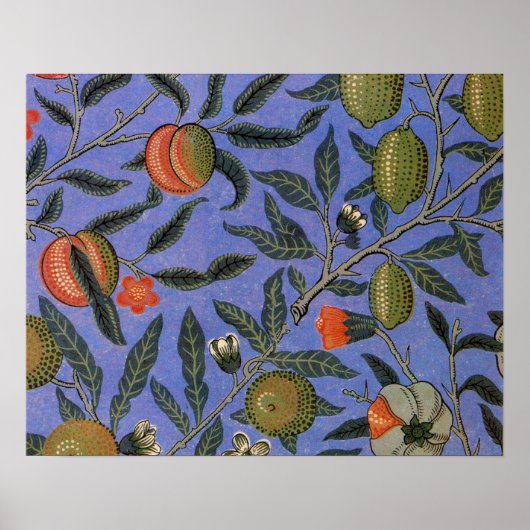 Poster Papier peint Grenade de William Morris (Devant)