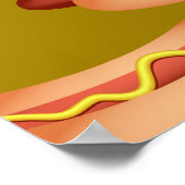 Poster Papier peint Hotdog (Coin)