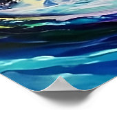 Poster Papier peint licorne arc-en-ciel imprimable - Haut (Coin)