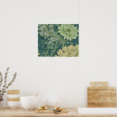Poster Papier peint Motif échantillon avec Chrysanthemum (Cuisine)