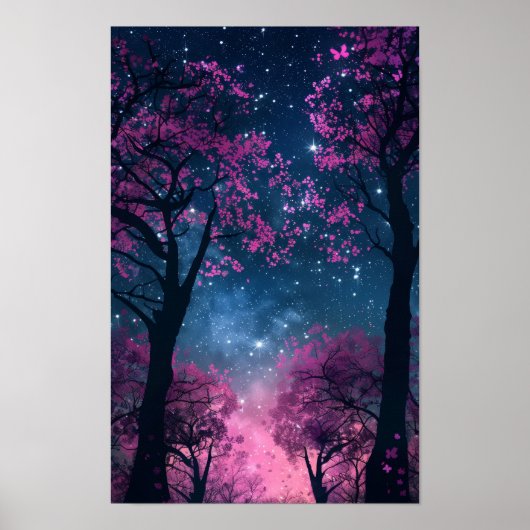 Poster Papier peint Mystic Dark Silhouette (Devant)