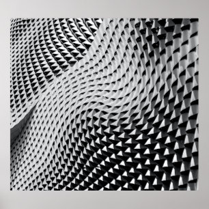 Poster Papier peint numérique gris