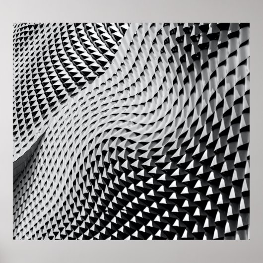 Poster Papier peint numérique gris (Devant)