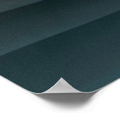 Poster Papier peint numérique turquoise et blanc (Coin)
