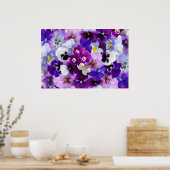Poster Papier peint Pansy Flower (Cuisine)
