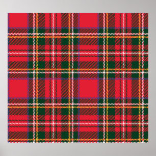 Poster Papier peint Tartan traditionnel