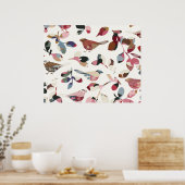 Poster Papier peint vintage (Cuisine)