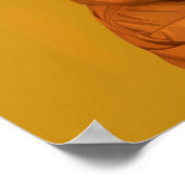 Poster Papier poméranien adorable (Coin)