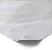 Poster Papier ridé blanc texture mignonne (Coin)