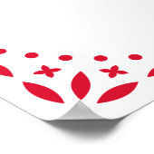 Poster Papier rouge Picado Mis Quince Años (Coin)