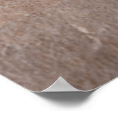 Poster Papier Rustique Crumpled : Texture Vintage (Coin)