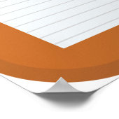 Poster Papier Sur Un Porte - bloc (Coin)