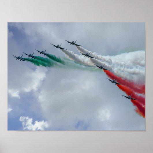 Poster Papier Tricolori Frecce (Devant)