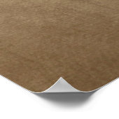 Poster Papier vieilli à texture écroulée (Coin)