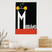Poster Papier vintage Modiano Cigarette (Cuisine)