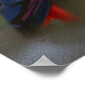 Poster Papiers d'art du perroquet gris africain (Coin)