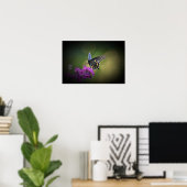 Poster Papillon, (Bureau à domicile)