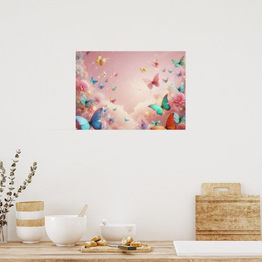 Poster papillon (Cuisine)