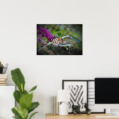 Poster Papillon, (Bureau à domicile)