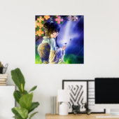 Poster Papillon (Bureau à domicile)