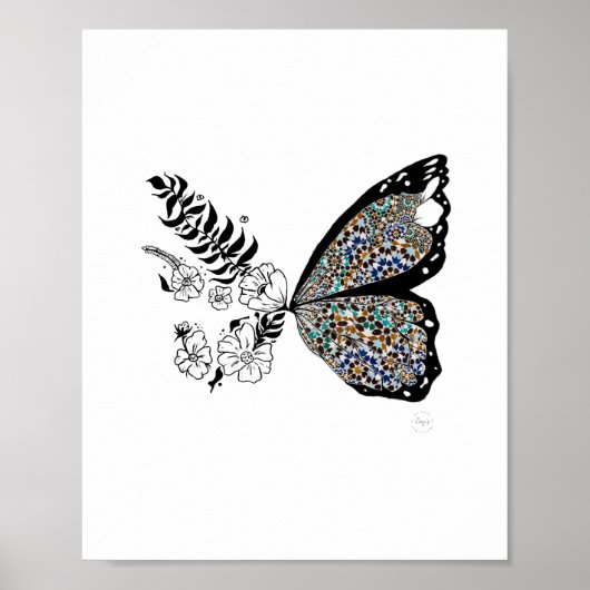 Poster Papillon (Devant)