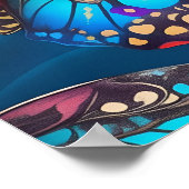 Poster papillon (Coin)