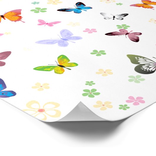 Poster Papillon 2 (Coin)