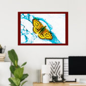 Poster papillon 2 (Bureau à domicile)