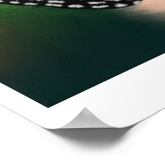 Poster Papillon à fleurs (Coin)