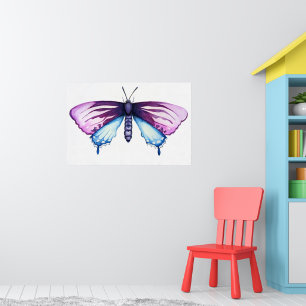 Poster papillon à queue épaisse de pin de Californie