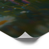 Poster Papillon Abeille Bébé dans un Ensoleillé (Coin)