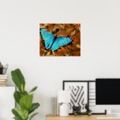 Poster Papillon Abstrait (Bureau à domicile)