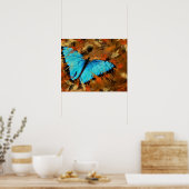 Poster Papillon Abstrait (Cuisine)