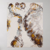 Poster Papillon - acryl abstrait (Devant)