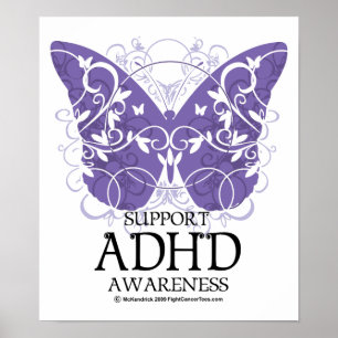 Poster Papillon ADHD