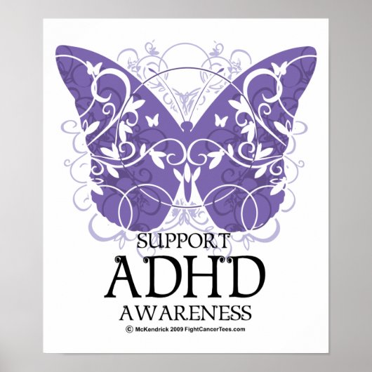 Poster Papillon ADHD (Devant)