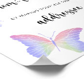Poster Papillon aide la future maman débordée (Coin)